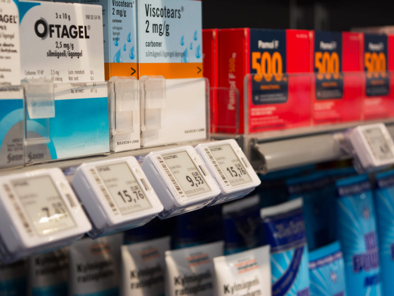 Etiquetas electrónicas de estanterías para pequenas tendas de comestibles: os...